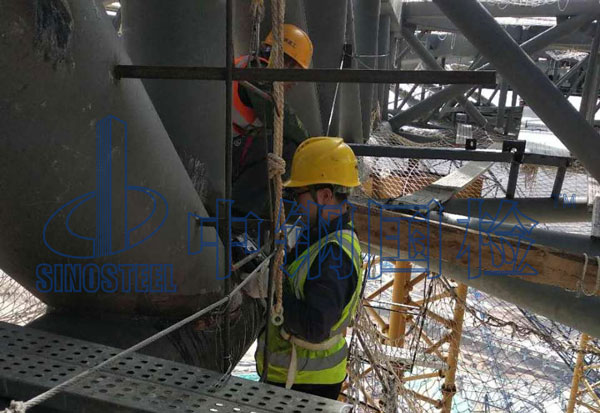 钢结构检测现场