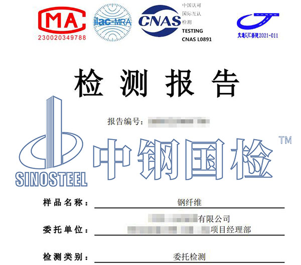 钢纤维检测报告